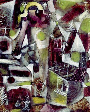 Paul Klee Sumpflegende, heute im Besitz des Lenbachhaus Munchen Norge oil painting art
